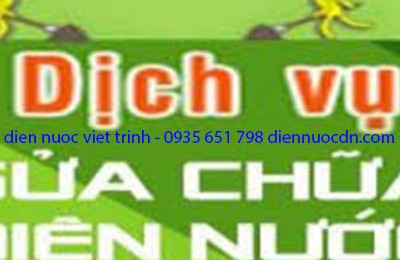 Lắp đặt, sửa chữa điện nước tại nhà