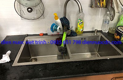 Thông cống thoát bồn rửa chén Thông cống thoát bồn rửa chén