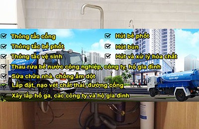 Thông cầu cống nghẹt tại Đà Nẵng Uy tín Giá rẻ Việt Trinh